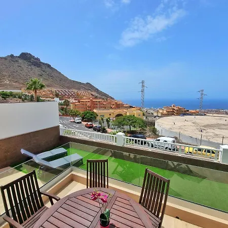 Moderna Casa, Terraza Vistas Mar Wifi Y Piscina Apartment